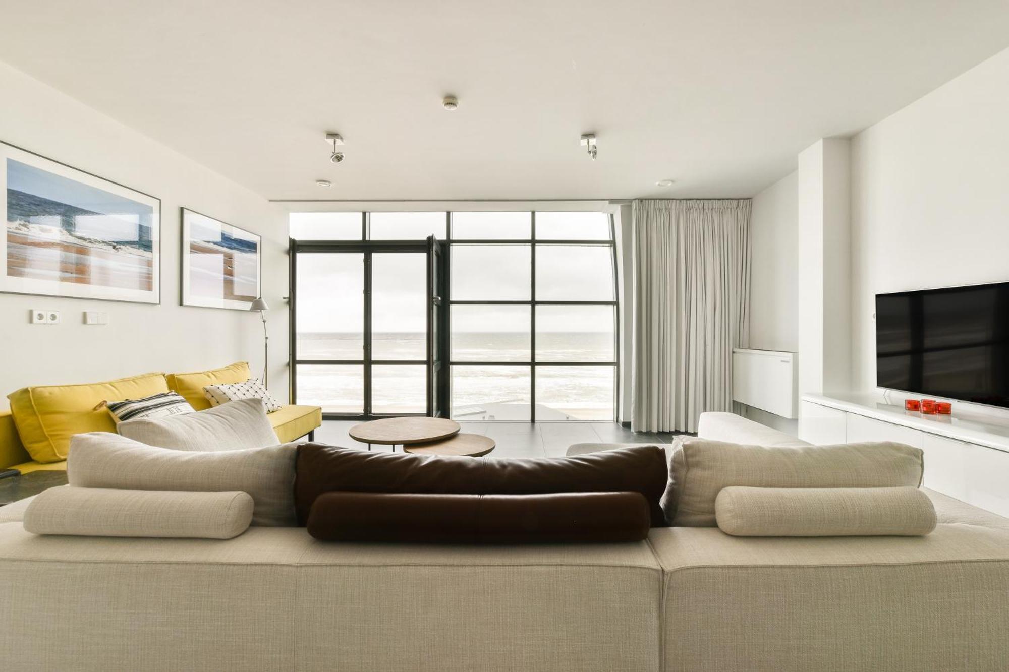 Appartement Met Frontaal Zeezicht In บลูเมนดาล ภายนอก รูปภาพ